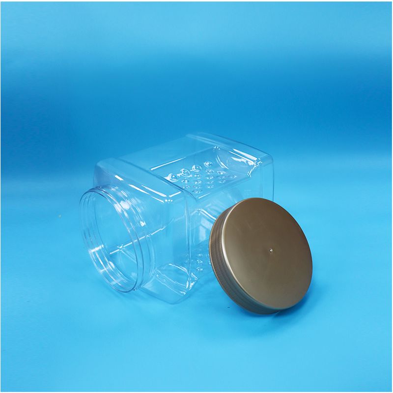 कटे हुए नोरी सूखे लाल बेरी नट्स के लिए पारदर्शी पेंच ढक्कन ग्रिप खाद्य ग्रेड पीईटी जार