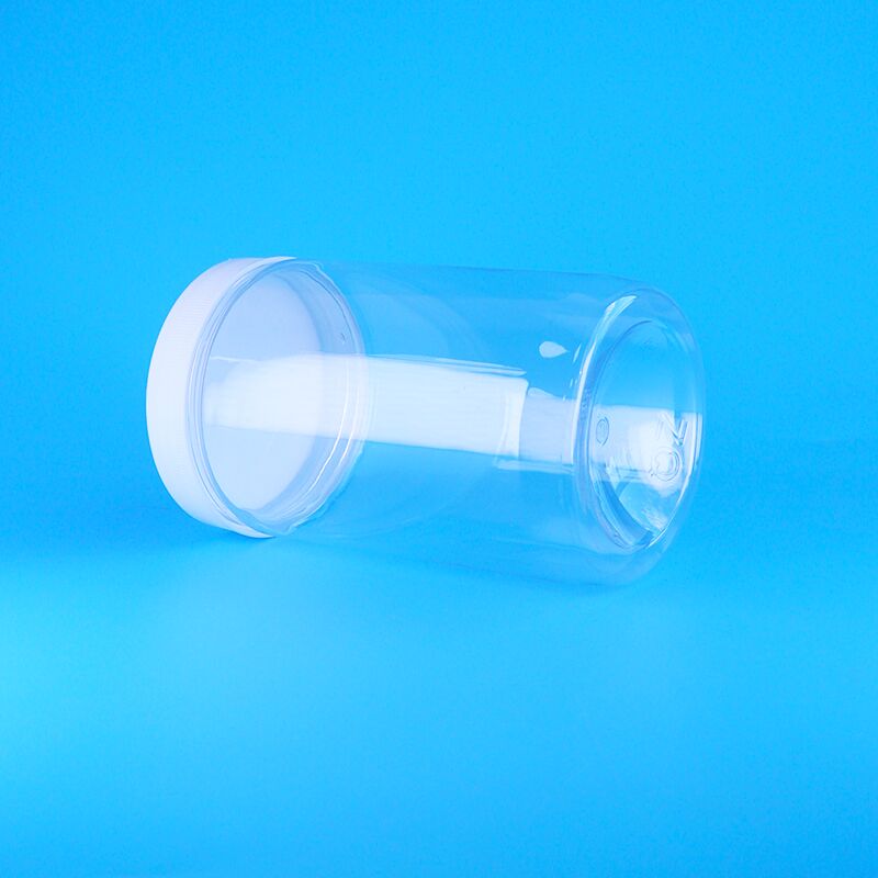 बीपीए मुक्त सस्ता डिस्पोजेबल स्वस्थ खुदरा केशव बादाम मूंगफली कैंडी खाद्य ग्रेड पैकिंग प्लास्टिक नट स्नैक जार