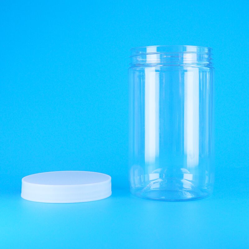 बीपीए मुक्त सस्ता डिस्पोजेबल स्वस्थ खुदरा केशव बादाम मूंगफली कैंडी खाद्य ग्रेड पैकिंग प्लास्टिक नट स्नैक जार