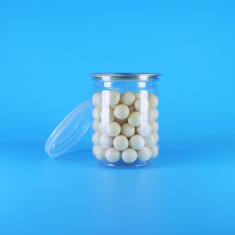 आसान ओपन ढक्कन ऑर्गेनिक जंगली जंगल नट्स सूखे खाद्य प्लास्टिक पारदर्शी पीईटी पॉपकॉर्न डिब्बे