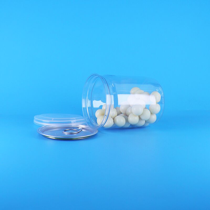 आसान ओपन ढक्कन ऑर्गेनिक जंगली जंगल नट्स सूखे खाद्य प्लास्टिक पारदर्शी पीईटी पॉपकॉर्न डिब्बे