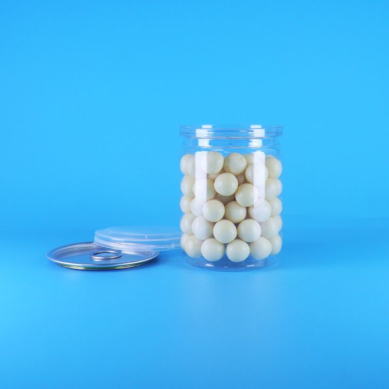 आसान ओपन ढक्कन ऑर्गेनिक जंगली जंगल नट्स सूखे खाद्य प्लास्टिक पारदर्शी पीईटी पॉपकॉर्न डिब्बे