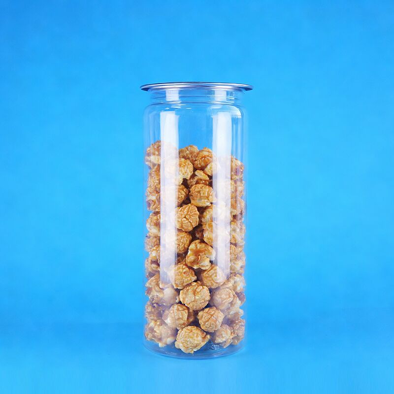 बीपीए मुक्त पीईटी पेय डिब्बा जिसमें ढक्कन आसानी से खुलता है और पेय और सोडा के लिए 520 मिलीलीटर की क्षमता है