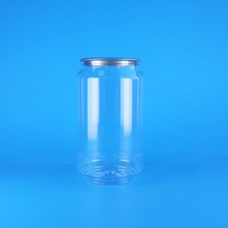 330ml आसान खुला ढक्कन पीईटी प्लास्टिक कैन - बेकिंग और स्नैक्स के लिए खाद्य ग्रेड पैकेजिंग जार