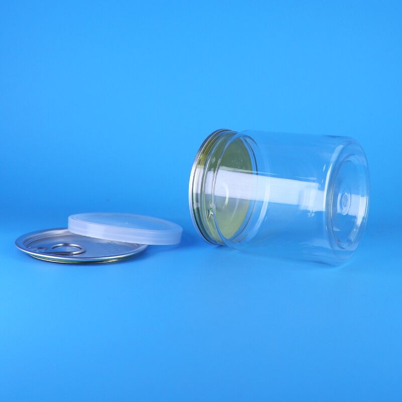 खाद्य पैकेजिंग के लिए आसानी से खुले ढक्कन के साथ अच्छी तरह से सीलिंग बीपीए मुक्त पीईटी जार