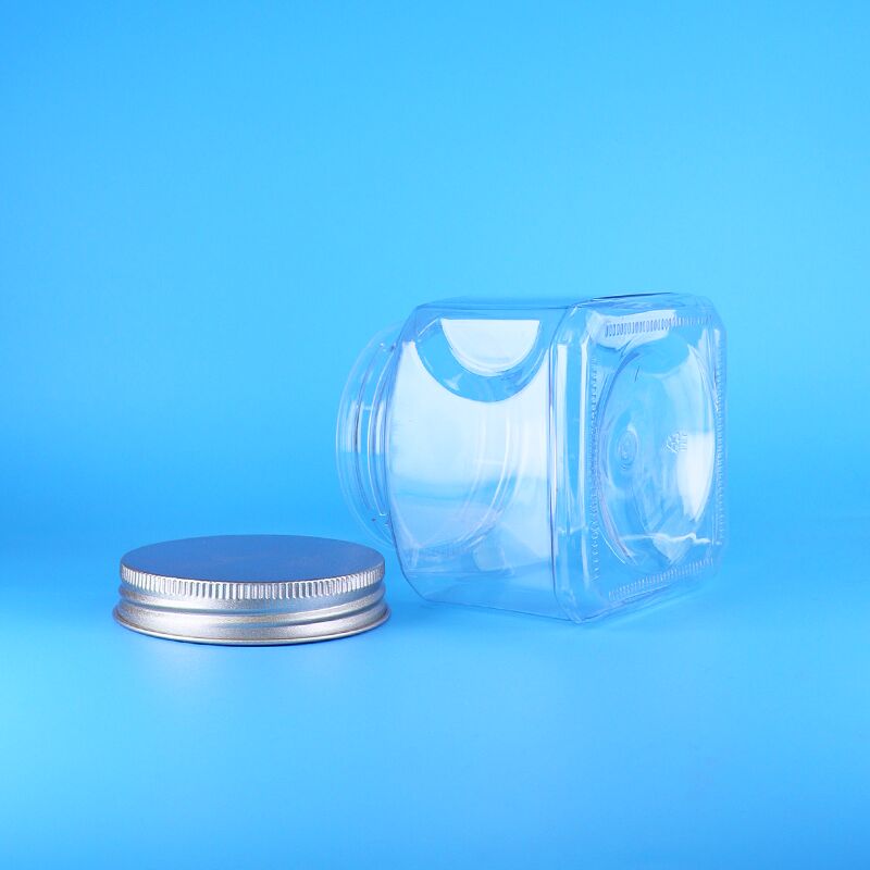 स्क्रू ढक्कन के साथ लीक प्रूफ फूड स्टोरेज सॉस ड्रेसिंग कन्फेक्शनरी बल्क पैकेजिंग जार