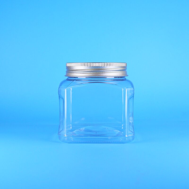 स्क्रू ढक्कन के साथ लीक प्रूफ फूड स्टोरेज सॉस ड्रेसिंग कन्फेक्शनरी बल्क पैकेजिंग जार