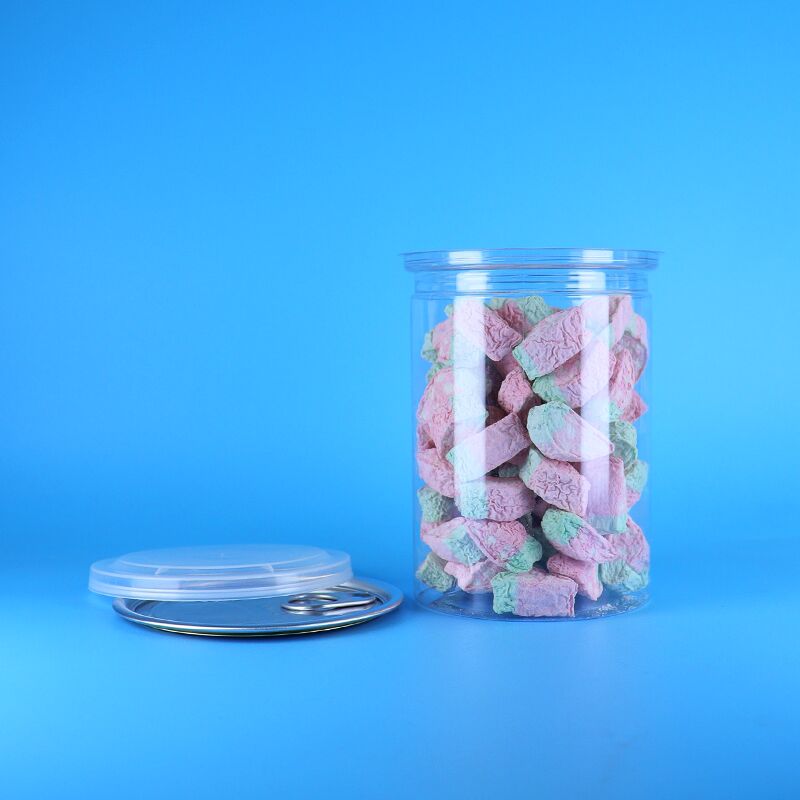 आसान ओपन ढक्कन के साथ केक कुकीज़ कैंडीज स्टोर करने के लिए टिकाऊ फूड ग्रेड पीईटी क्लियर कंटेनर