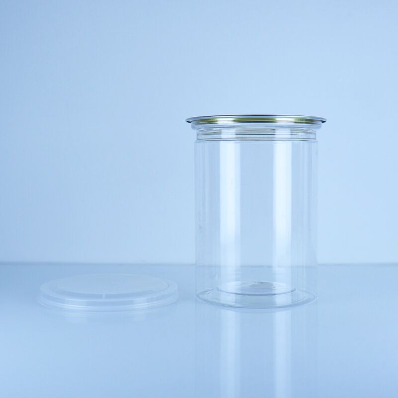 केक सूखे भोजन फलों टार्ट्स के लिए पारदर्शी खाद्य भंडारण पीईटी डिब्बे, खाद्य सुरक्षित, खोलने में आसान ढक्कन