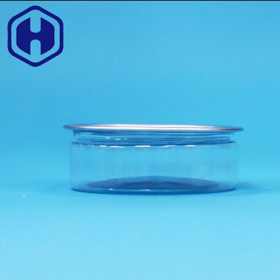 Tin Easy Open End Round Plastic PET Can For Food Candy Cookies Snack Packaging टिन आसान ओपन एंड गोल प्लास्टिक पीईटी डिब्बा खाद्य के लिए कैंडी कुकीज़ स्नैक पैकेजिंग