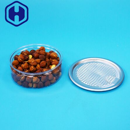 Tin Easy Open End Round Plastic PET Can For Food Candy Cookies Snack Packaging टिन आसान ओपन एंड गोल प्लास्टिक पीईटी डिब्बा खाद्य के लिए कैंडी कुकीज़ स्नैक पैकेजिंग