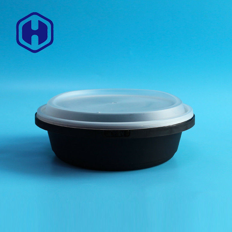 हैवी ड्यूटी कोल्ड हॉट फूड प्लास्टिक लंच बाउल एयरटाइट 37 ऑउंस भोजन तैयार करने का कंटेनर निकालें