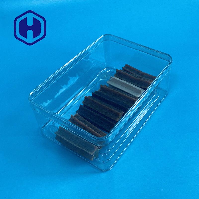 बेकरी बेकशॉप के लिए ताजा ब्रेड पेस्ट्री 560 मिलीलीटर स्टैकेबल पीईटी पैकेजिंग बॉक्स