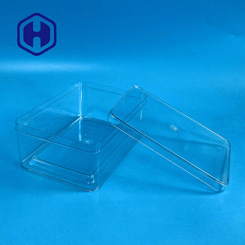 बेकरी बेकशॉप के लिए ताजा ब्रेड पेस्ट्री 560 मिलीलीटर स्टैकेबल पीईटी पैकेजिंग बॉक्स