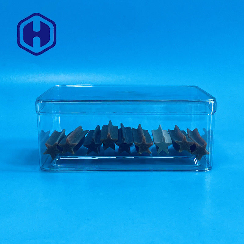 बेकरी बेकशॉप के लिए ताजा ब्रेड पेस्ट्री 560 मिलीलीटर स्टैकेबल पीईटी पैकेजिंग बॉक्स