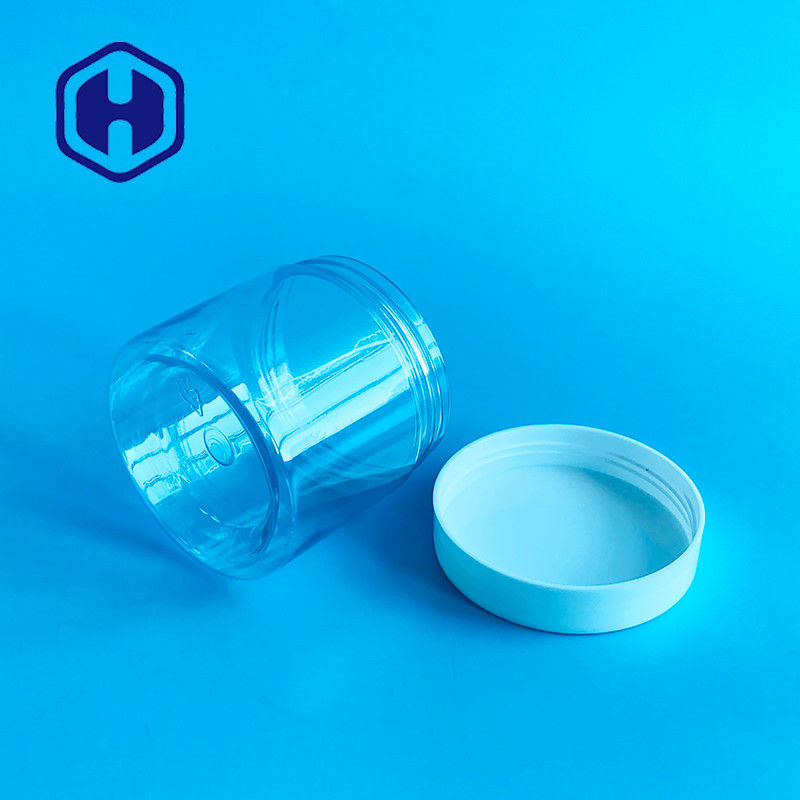 180ml 6oz क्लियर प्लास्टिक कॉस्मेटिक जार स्किनकेयर क्रीम फेशियल मास्क जेल स्क्रब स्टोरेज