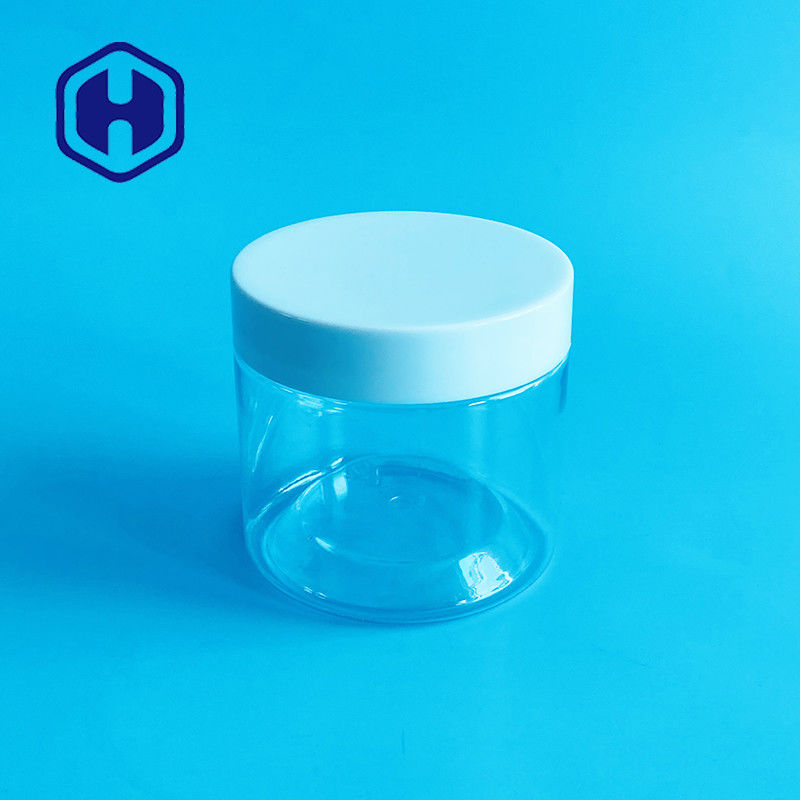 180ml 6oz क्लियर प्लास्टिक कॉस्मेटिक जार स्किनकेयर क्रीम फेशियल मास्क जेल स्क्रब स्टोरेज