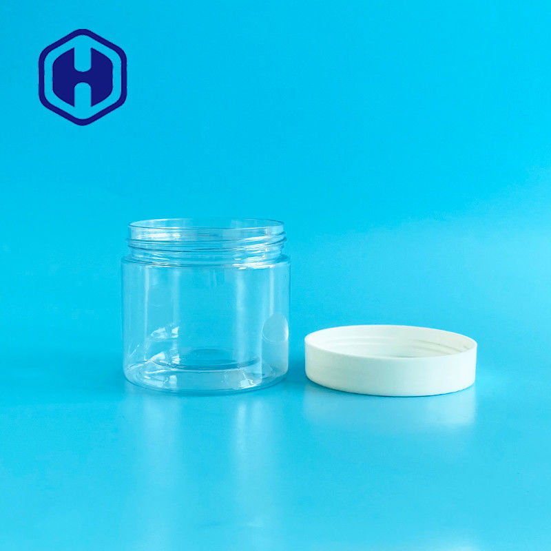 180ml 6oz क्लियर प्लास्टिक कॉस्मेटिक जार स्किनकेयर क्रीम फेशियल मास्क जेल स्क्रब स्टोरेज