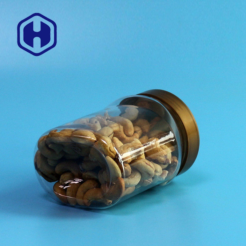 13.8oz स्क्रू ढक्कन 410 मिलीलीटर लीक प्रूफ प्लास्टिक जार खाद्य सुरक्षित पैकेजिंग ओवल आकार: