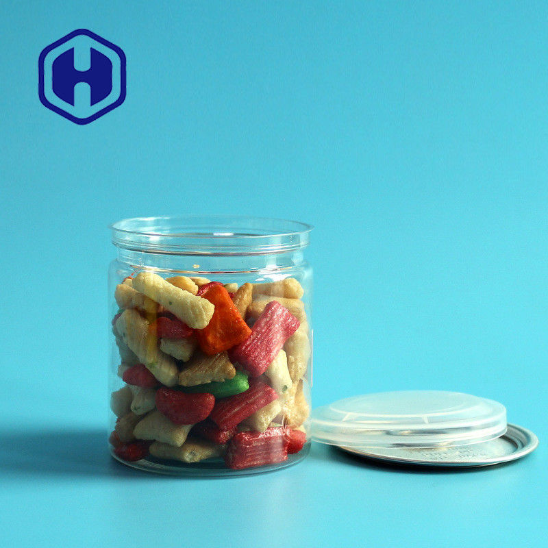 250 मिलीलीटर 211 8.5oz साफ़ प्लास्टिक के डिब्बे उज्ज्वल सूखे पोर्क बीफ जेर्की पैकेजिंग