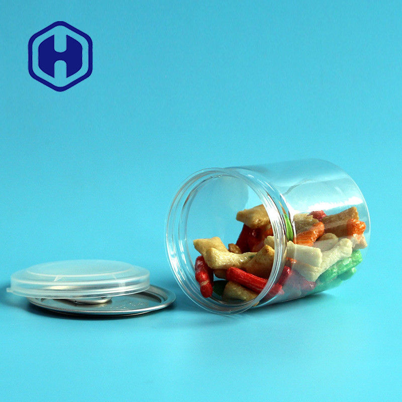 250 मिलीलीटर 211 8.5oz साफ़ प्लास्टिक के डिब्बे उज्ज्वल सूखे पोर्क बीफ जेर्की पैकेजिंग