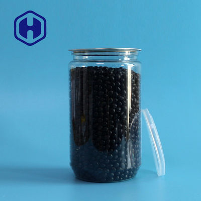 30oz 900ml एयर टाइट बल्क ट्रांसपेरेंट प्लास्टिक कैन फॉर फ्रूट कैंडीज