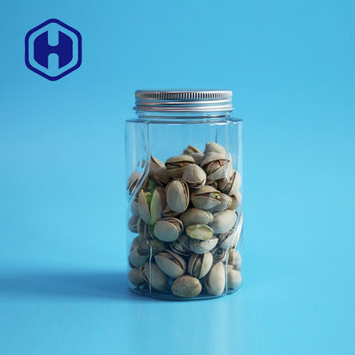 116 मिमी ऊँचाई खाली प्लास्टिक पैकेजिंग जार 360 मिली गोल एल्युमिनियम स्क्रू कैप