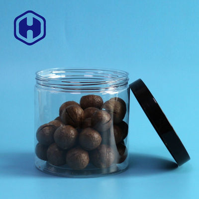 एल्युमिनियम ईओ स्क्रू कैप के साथ वाइड माउथ 309 # 740 मिली डिब्बाबंद खाद्य पीईटी प्लास्टिक के डिब्बे