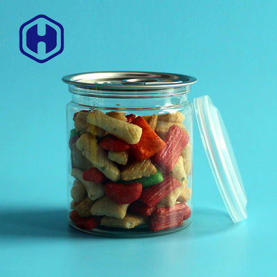 एयरटाइट ट्रांसपेरेंट पीईटी आसान ओपन डिब्बे आसान ओपन एंड के साथ प्लास्टिक