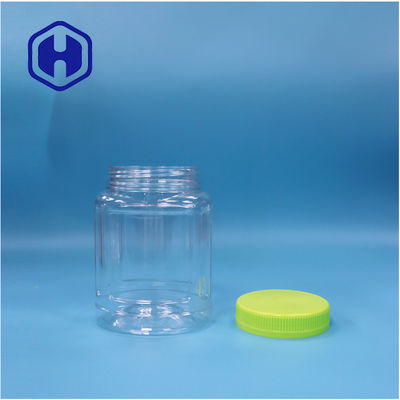 पारदर्शी अंडाकार पीईटी कुकीज़ कैंडीज नट्स कुकीज़ लोलीपॉप फ्रुट जेली जार