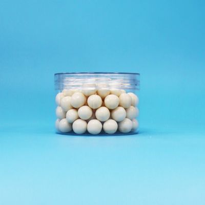 पारदर्शी आसान ओपन सिलेंडर सूखे फल कैंडी कुकीज़ प्लास्टिक पीईटी जार पेंच ढक्कन