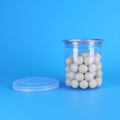 समुद्री भोजन पैकेजिंग के लिए आसान खुला ढक्कन के साथ बीपीए मुक्त 220 मिलीलीटर पीईटी प्लास्टिक कैनिस्टर