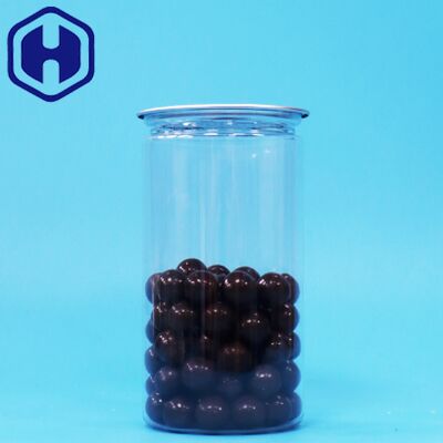 सूखे खाद्य पेय के लिए पीईटी स्पष्ट प्लास्टिक आसान ओपन अच्छी तरह से सीलिंग पैकिंग कैन