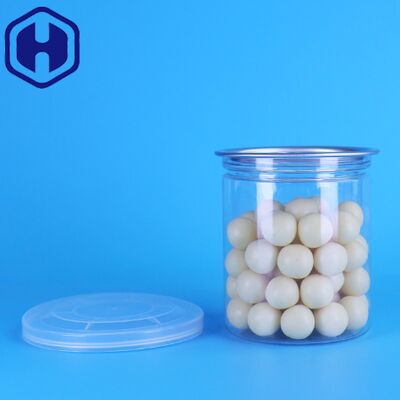 समुद्री भोजन पैकेजिंग के लिए आसान खुला ढक्कन के साथ बीपीए मुक्त 220 मिलीलीटर पीईटी प्लास्टिक कैनिस्टर