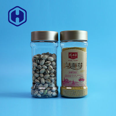 1000 मिलीलीटर 34oz खाली भोजन साफ़ प्लास्टिक जार और स्क्रू टॉप लिड्स