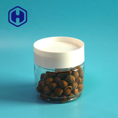 सुपरमार्केट डिब्बाबंद खाद्य पैकेजिंग 400 मिलीलीटर गोल प्लास्टिक पीईटी स्टैकेबल कर सकते हैं: